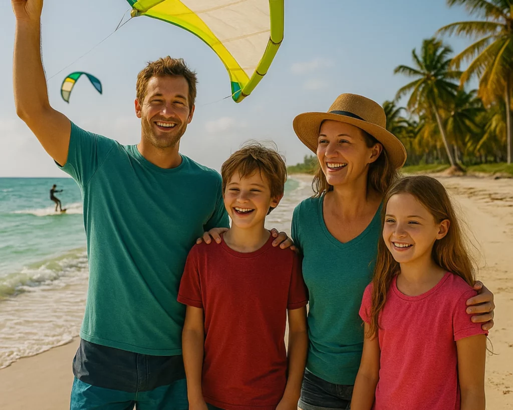 Kitesurf en famille en Colombie : nos conseils et spots kids-friendly pour un séjour inoubliable, À quel âge un enfant peut-il commencer le kitesurf ?